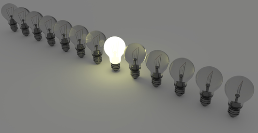 One lightbulb is working, the rest aren't