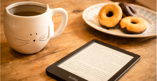 Coffee and donuts and reading, what could be better?